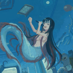 This is a pixiv picture whose title is リサイタル.