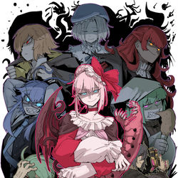 This is a pixiv picture whose title is ニャルニャル.
