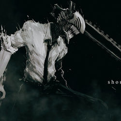This is a pixiv picture whose title is チェンソーマン.