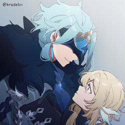 This is a pixiv picture whose title is DottoLumi  / Genshin Impact.