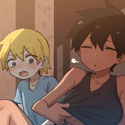 This is a pixiv picture whose title is あつがなつい.