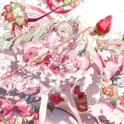 This is a pixiv picture whose title is いちご！.