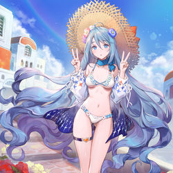 This is a pixiv picture whose title is 【仕事絵】エバーテイル「真夏の雪の夢【白雪姫】」.