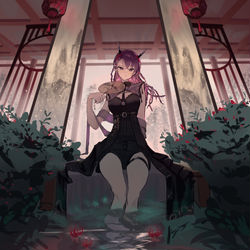 This is a pixiv picture whose title is 炎獄ラヴァ.