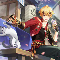 This is a pixiv picture whose title is Thoma.