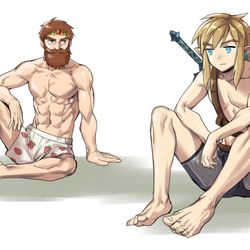 This is a pixiv picture whose title is パンツ騎士たち.