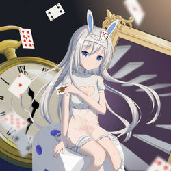 This is a pixiv picture whose title is 双子兔女郎.