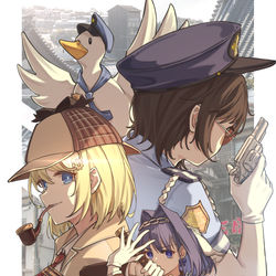 This is a pixiv picture whose title is The Good, the Bad, and the Shuba.