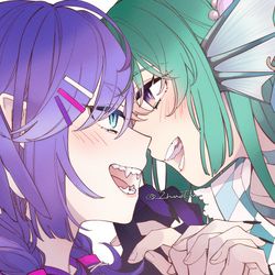 This is a pixiv picture whose title is 𝓞𝓬𝓮𝓪𝓷𝓛𝓪𝔀 + α.