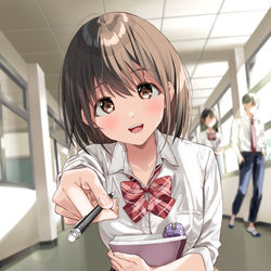 This is a pixiv picture whose title is 「はい、これも落ちてたよ？」.