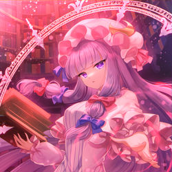 This is a pixiv picture whose title is パチュリー.
