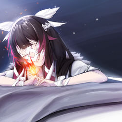 This is a pixiv picture whose title is 少女.