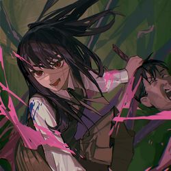 This is a pixiv picture whose title is 田中脊髄剣！！！！.