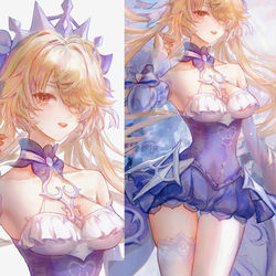 This is a pixiv picture whose title is 菲谢尔，极夜真梦.