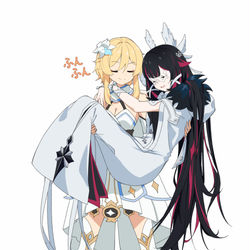 This is a pixiv picture whose title is お姫様抱っこ.