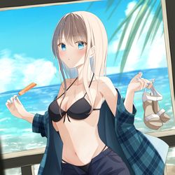 This is a pixiv picture whose title is 夏日.