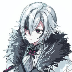 This is a pixiv picture whose title is 召使と少女.