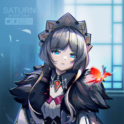This is a pixiv picture whose title is Sandrone, "The Marionette".