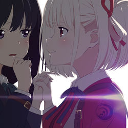 This is a pixiv picture whose title is 君の手を握ってしまったら.