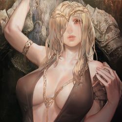 This is a pixiv picture whose title is 永遠の女王.