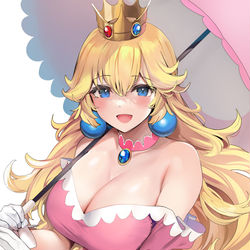 This is a pixiv picture whose title is ピーチ姫.