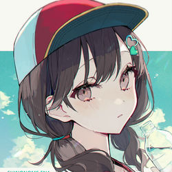 This is a pixiv picture whose title is 絵名.