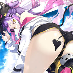 This is a pixiv picture whose title is HOLOLIVE AIR GEAR 常闇トワ.