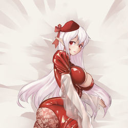 This is a pixiv picture whose title is Red dress.