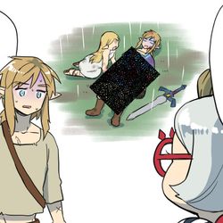 This is a pixiv picture whose title is リンクさんはどれくらい重傷だったのか.
