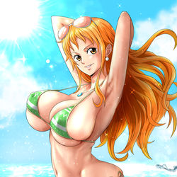 This is a pixiv picture whose title is ナミ波.