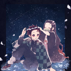 This is a pixiv picture whose title is 竈門炭治郎誕生祭2022.