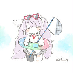 This is a pixiv picture whose title is 夏を楽しみたいニーゴミクさん.
