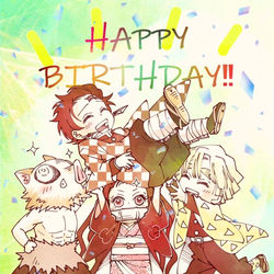 This is a pixiv picture whose title is 炭誕！！2022.