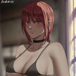 This is a pixiv picture whose title is Makima.