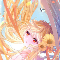 This is a pixiv picture whose title is ひまわりの妖精.