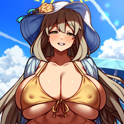 This is a pixiv picture whose title is 水着ノノミ.