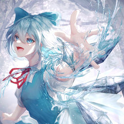 This is a pixiv picture whose title is チルノ.