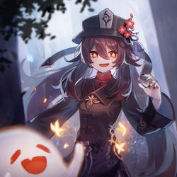 This is a pixiv picture whose title is 胡桃.