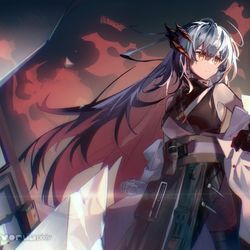 This is a pixiv picture whose title is 坚城.