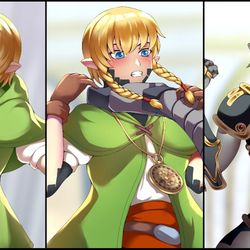 This is a pixiv picture whose title is リンクル「悪堕ち」.
