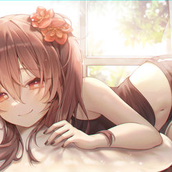 This is a pixiv picture whose title is 胡桃.