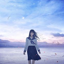 This is a pixiv picture whose title is 世界の愛し方を教えて.
