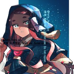 This is a pixiv picture whose title is 【skeb】赤毛の少女.