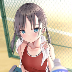This is a pixiv picture whose title is 陸上部のエースに差し入れ.