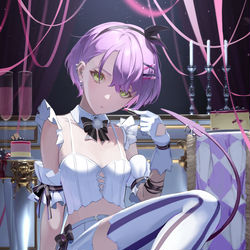 This is a pixiv picture whose title is 常闇トワ.