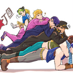 This is a pixiv picture whose title is Jojo doodles.