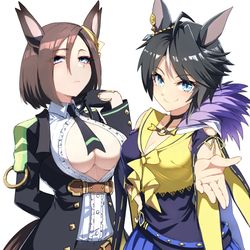 This is a pixiv picture whose title is フジグル衣装交換.