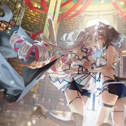 This is a pixiv picture whose title is 猫ダンス.