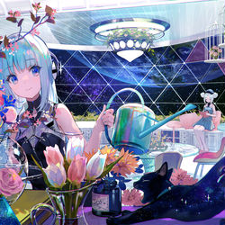 This is a pixiv picture whose title is 宇宙マンション.