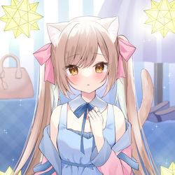 This is a pixiv picture whose title is けもみみ少女.